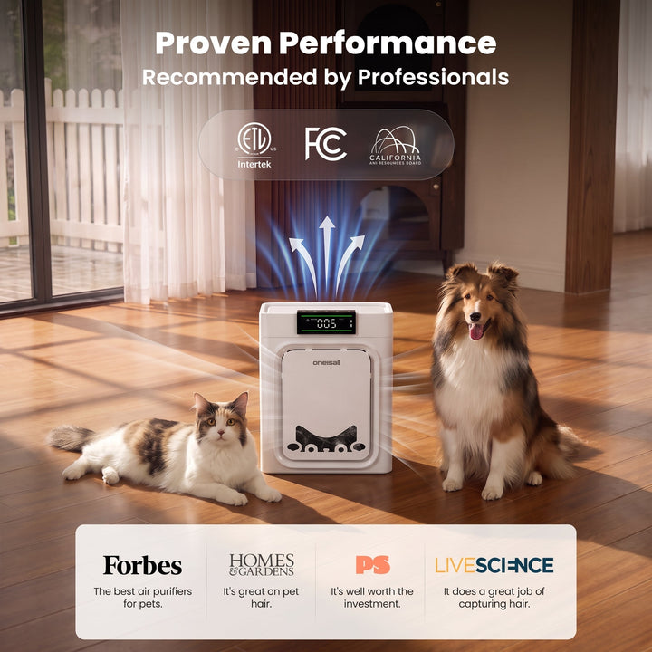 Oneisall 2-in-1 Cat Lounge Air Purifier Multi-Pack