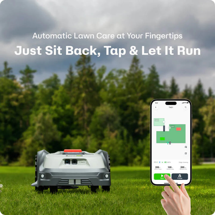 RoboUP TM01 T600 Robot Lawn Mower | Smart Automatic Robotic Lawnmower with GPS Navigation