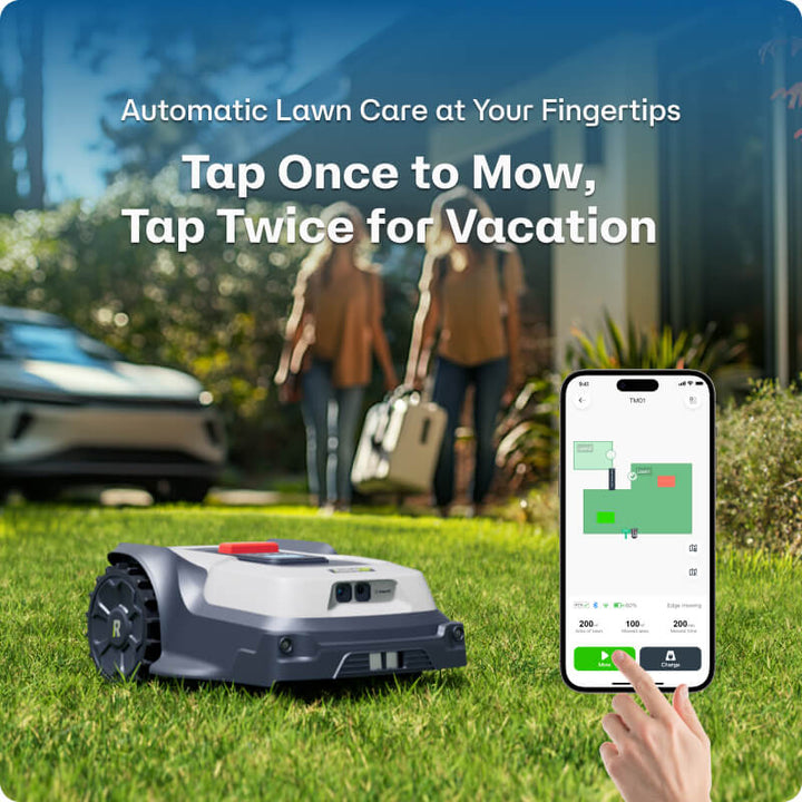 RoboUP TM01 T600 Robot Lawn Mower | Smart Automatic Robotic Lawnmower with GPS Navigation