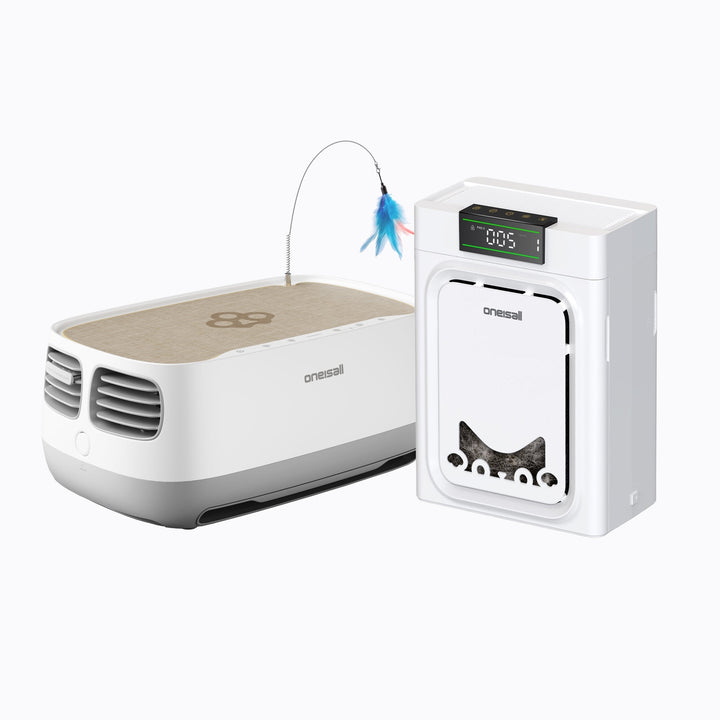 Oneisall 2-in-1 Cat Lounge Air Purifier Multi-Pack