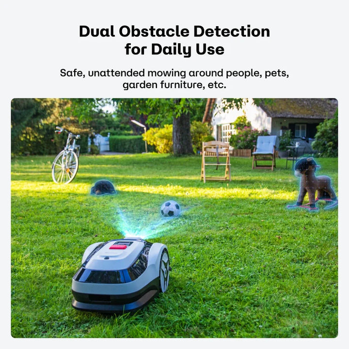 RoboUP Raccoon 2 SE Robot Lawn Mower | Smart Wire-Free Robotic Lawnmower for Small & Medium Yards