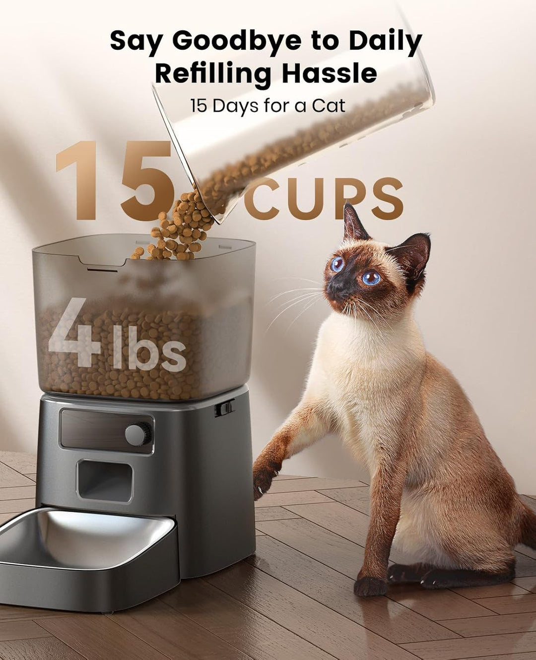 Automatic Cat Feeder with APP Control