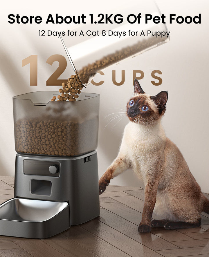 Oneisall 3.5L Automatic Cat Feeder with APP Control & 2.4G Wi - Fi - Oneisall - EU