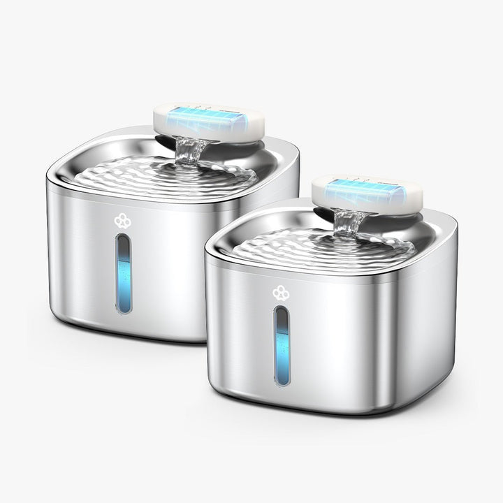 Oneisall 3.5L Cordless Smart Pet Water Fountain Stainless Steel with 3PCS Filters - Oneisall - EU