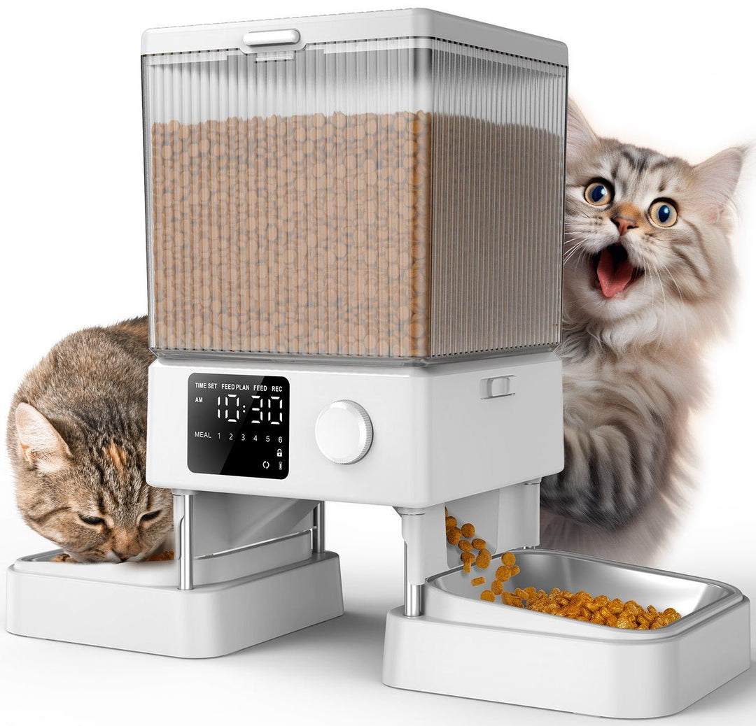 Oneisall 5L Automatic Cat Feeder for Two Cats - Black - Oneisall - EU