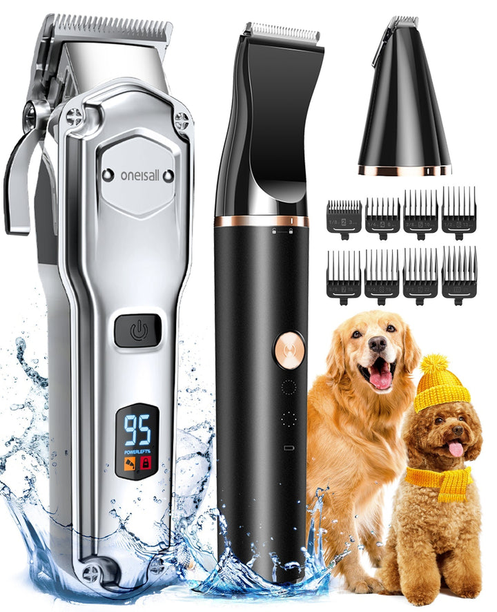 Oneisall 676+P20 3 - in - 1 Dog Clipper and Paw Trimmer Set - Oneisall - EU