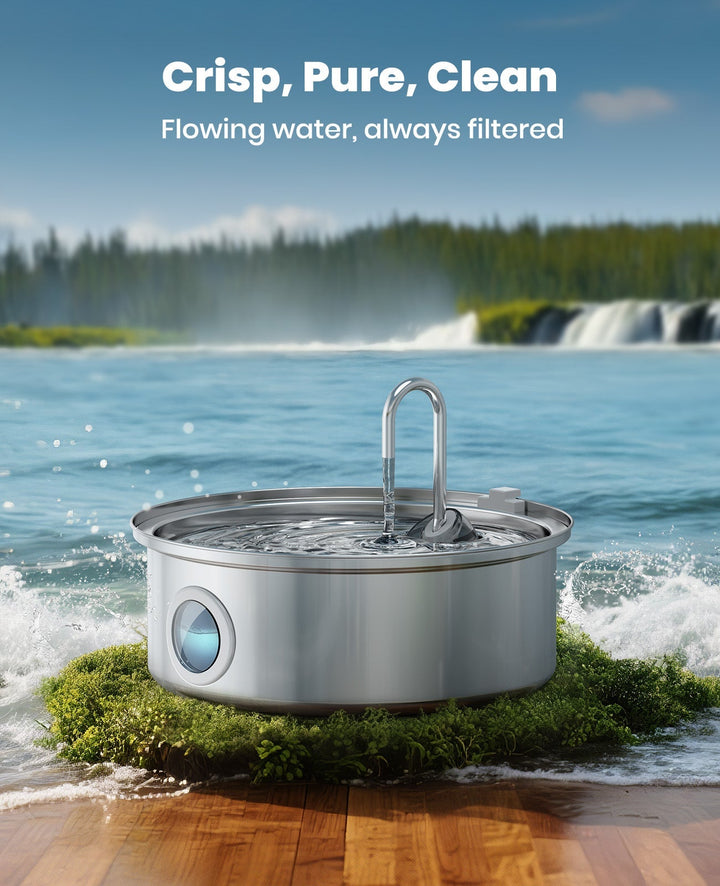 Oneisall 7L Pet Water Fountain with Visual Water Level & 3 Filters - Oneisall - EU