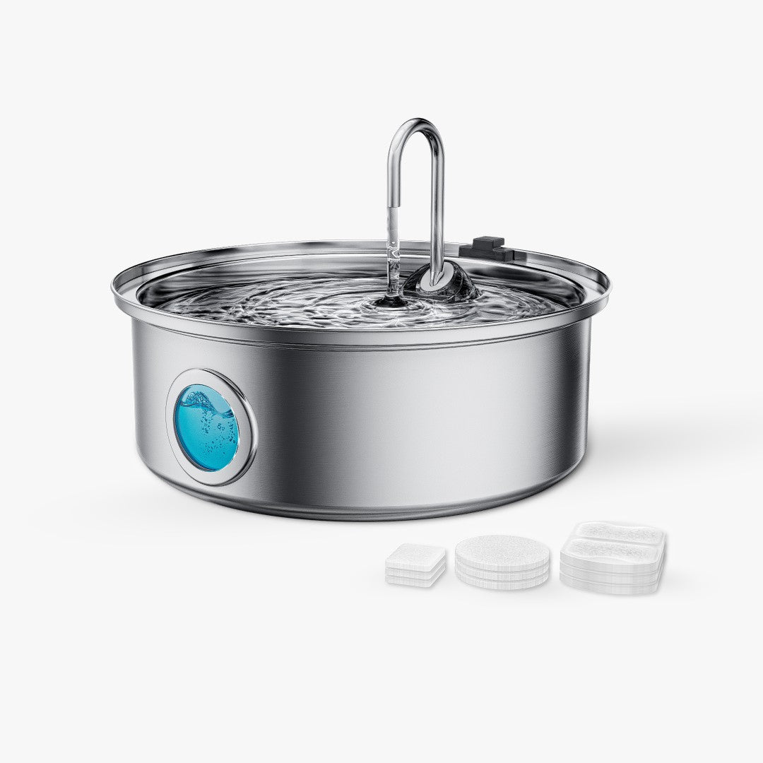 Oneisall 7L Pet Water Fountain with Visual Water Level & 3 Filters - Oneisall - EU