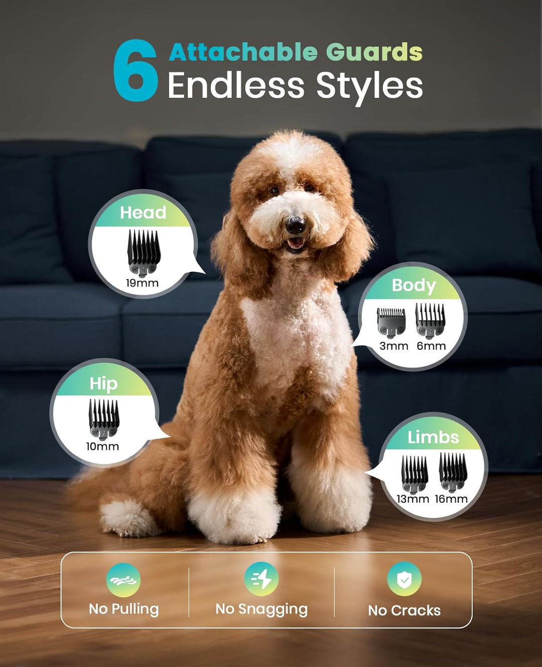 Oneisall PC18 Dog Clippers for Thick Hair - Oneisall - EU