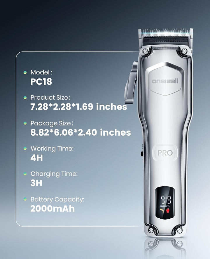 Oneisall PC18 Dog Clippers for Thick Hair - Oneisall - EU